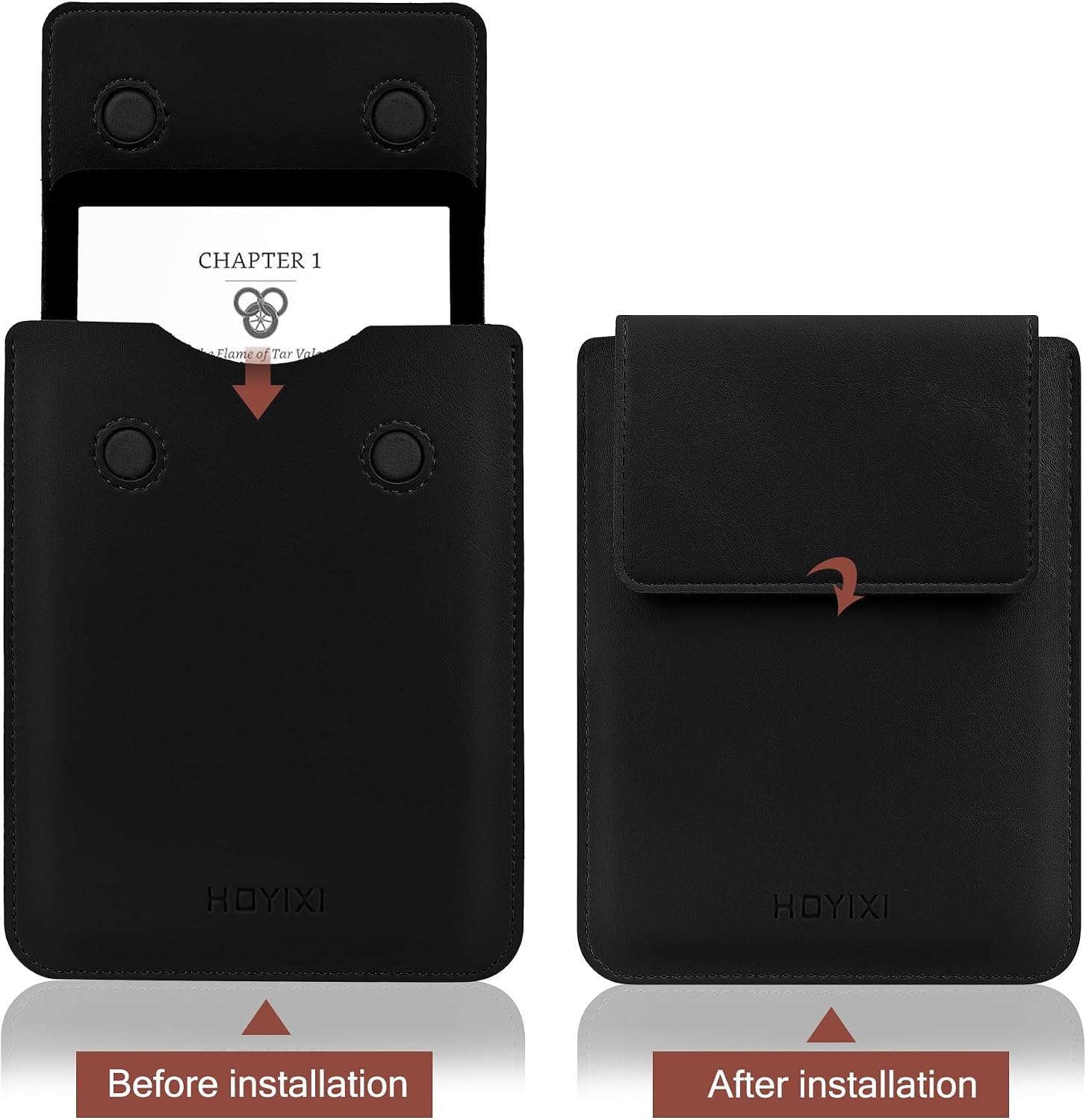 ESTUCHE UNIVERSAL HOYIXI PARA LECTOR EBOOK 6.8-7 PULGADAS NEGRO - 3