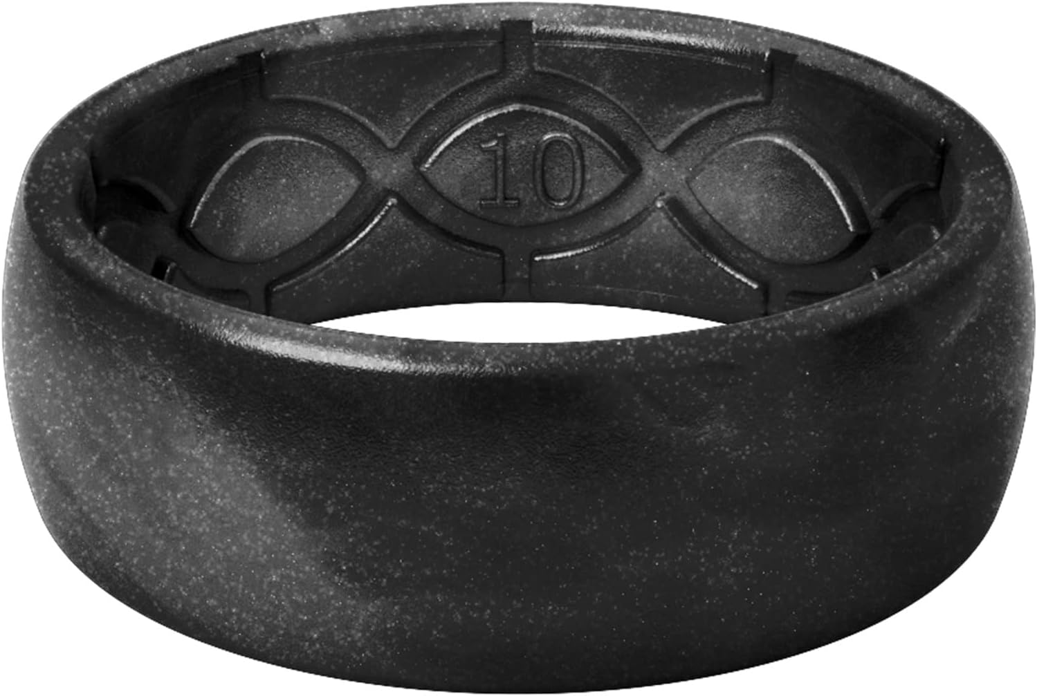 ANILLO DE SILICONA PARA HOMBRE GROOVE LIFE BLACK PEARL TALLA 11 - 1