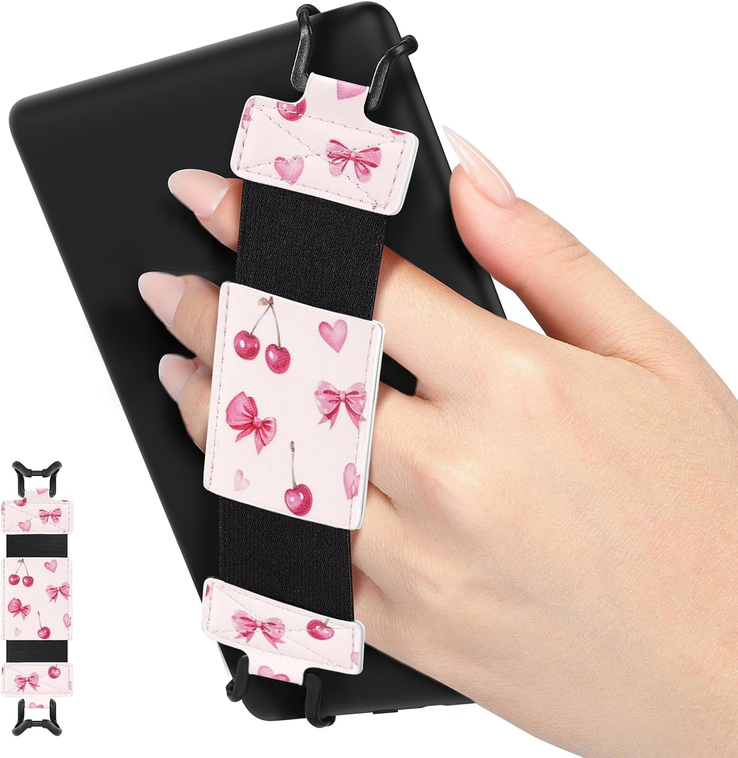 SOPORTE DE MANO MOKO PARA TABLETS Y EREADERS 6-8 PULGADAS CHERRY BOW - 1
