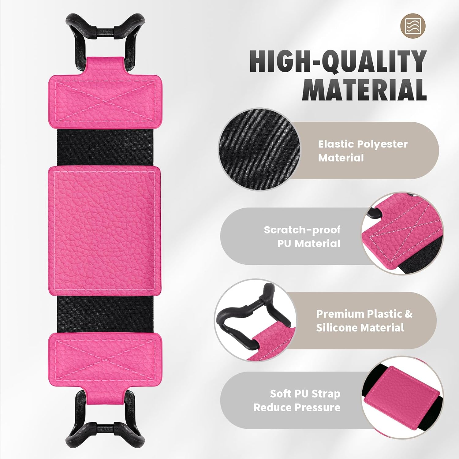 SOPORTE DE MANO MOKO PARA KINDLE Y TABLETS 6-8 PULGADAS MAGENTA - 3