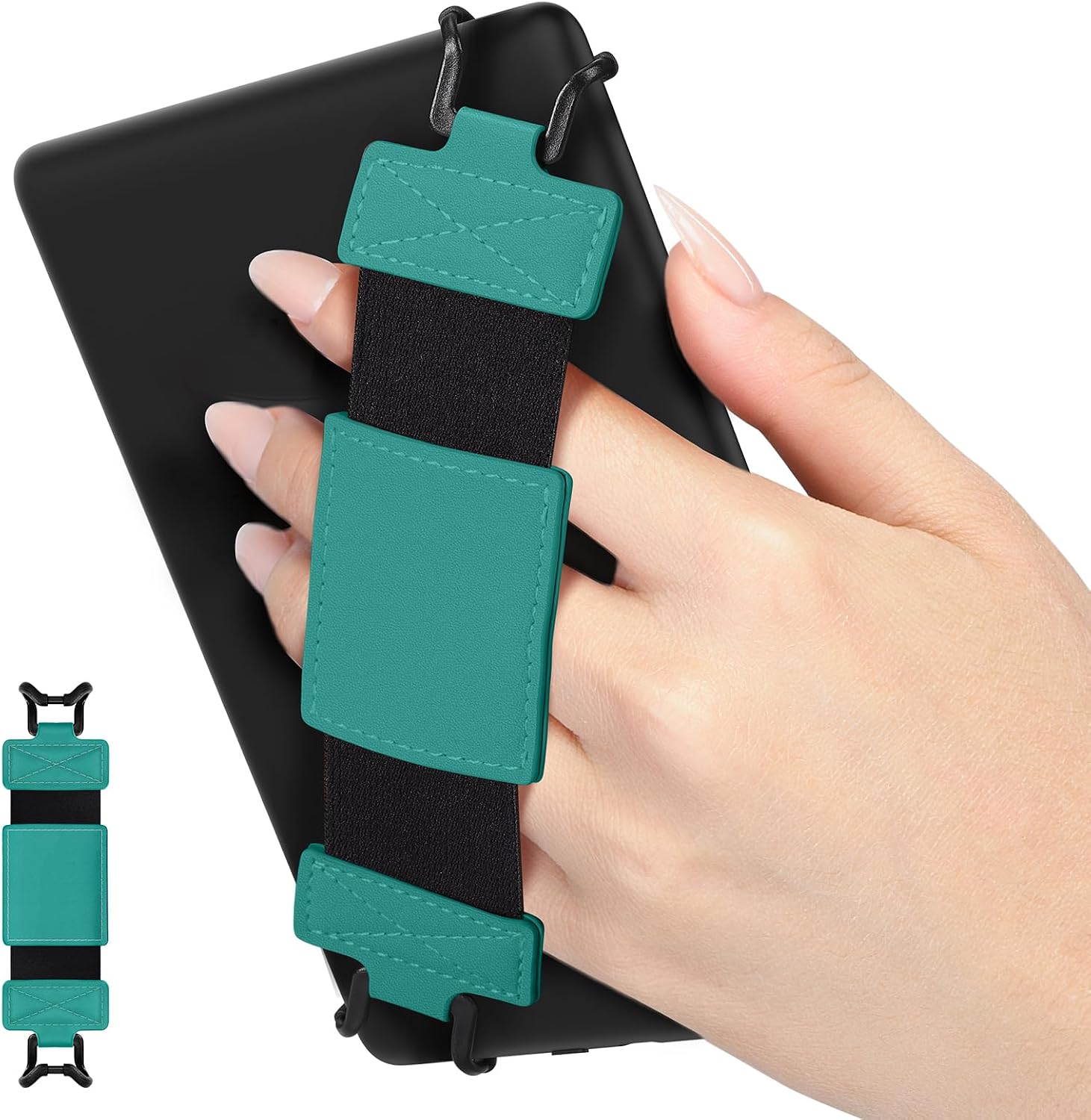 SOPORTE DE MANO MOKO PARA KINDLE Y TABLETS 6-8 PULGADAS VERDE JADE - 1