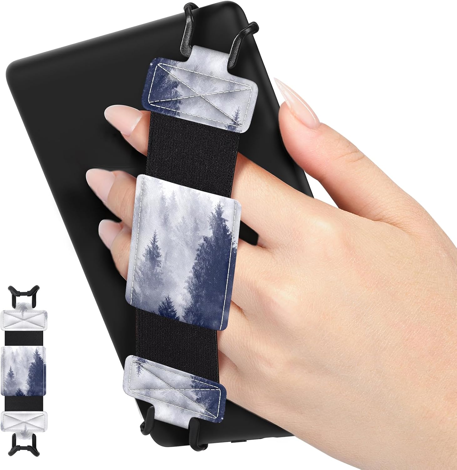 SOPORTE DE MANO MOKO PARA KINDLE Y TABLETS 6-8 PULGADAS GRIS - 1