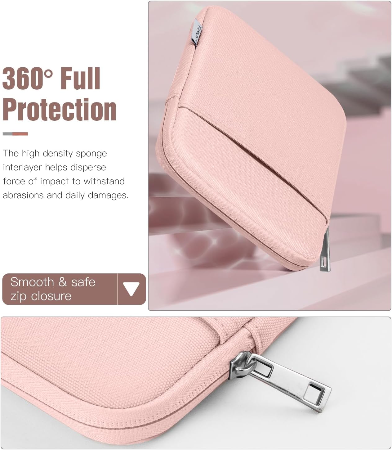 ESTUCHE PARA EREADER TIMOVO 6-7 PULGADAS ROSADO - 4