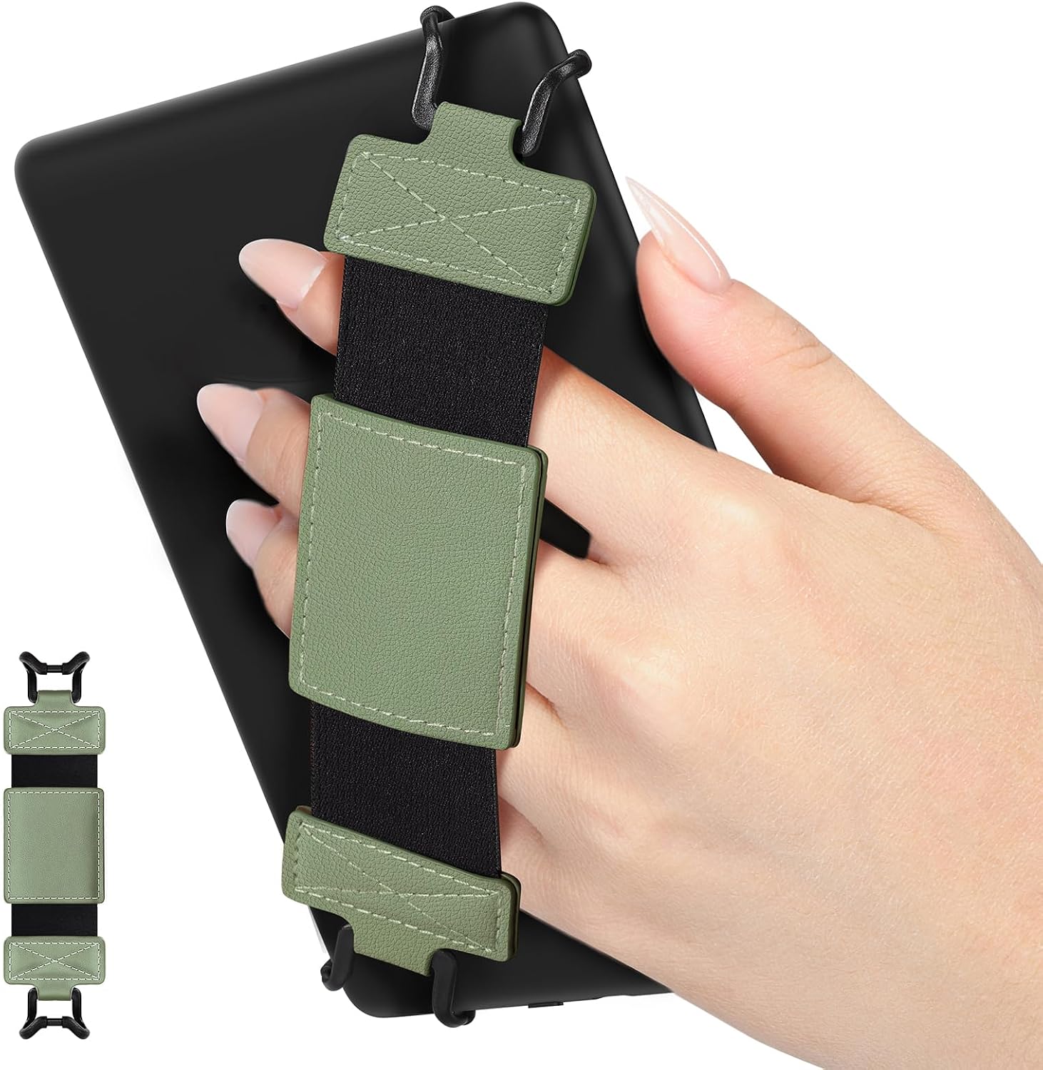 SOPORTE DE MANO MOKO PARA KINDLE Y TABLETS 6-8 PULGADAS COLOR CELADÓN - 1