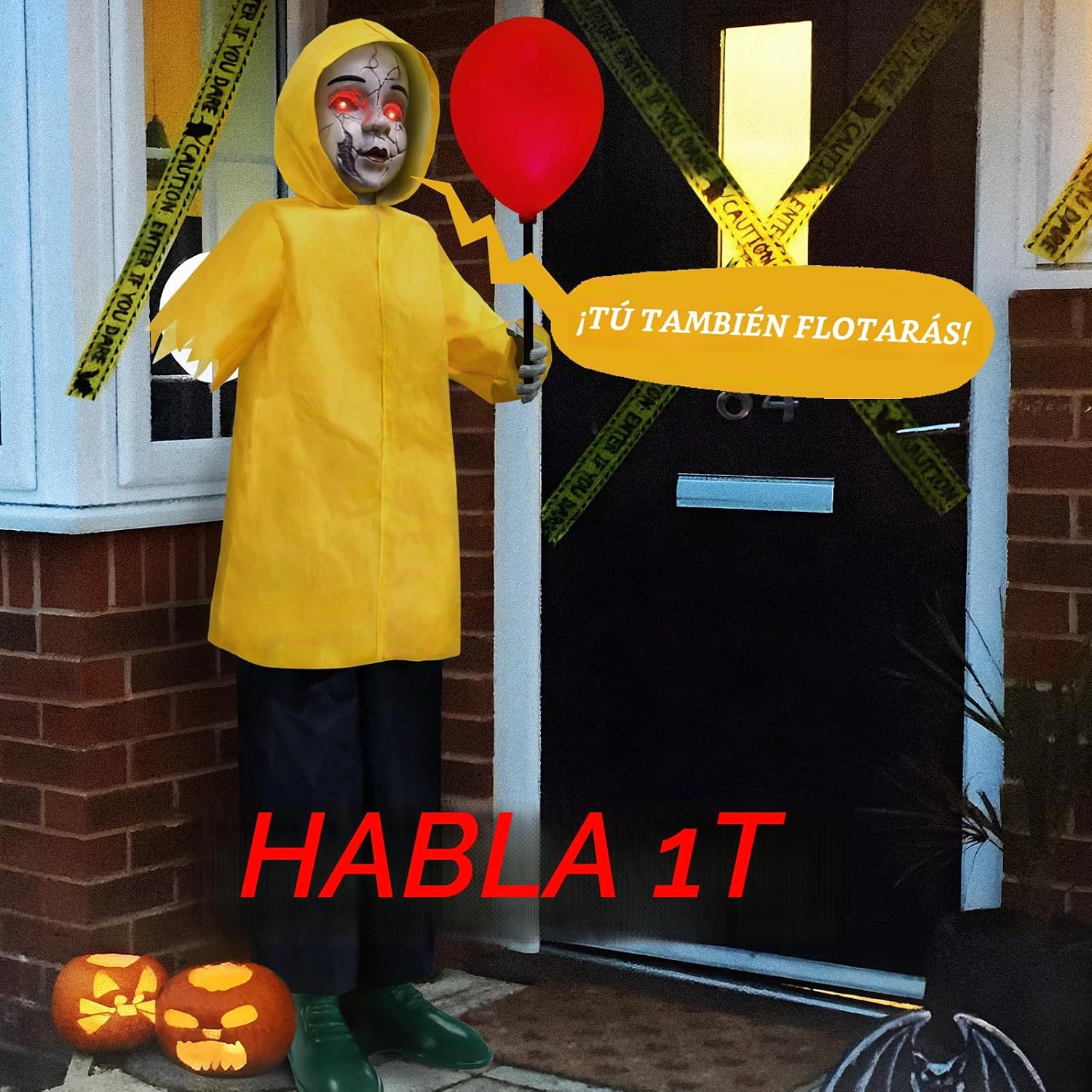 DECORACIÓN DE HALLOWEEN EXTERIOR HALLOWEEN FIGURA ANIMATRÓNICA 1.2 M - 2