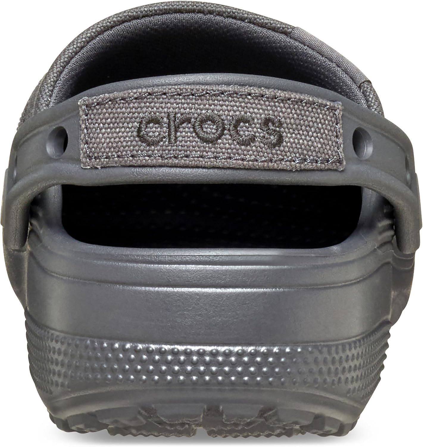 SANDALIAS CROCS CLASSIC CRAFTED CANVAS Y SUEDE UNISEX NEGRO ARENA - 2
