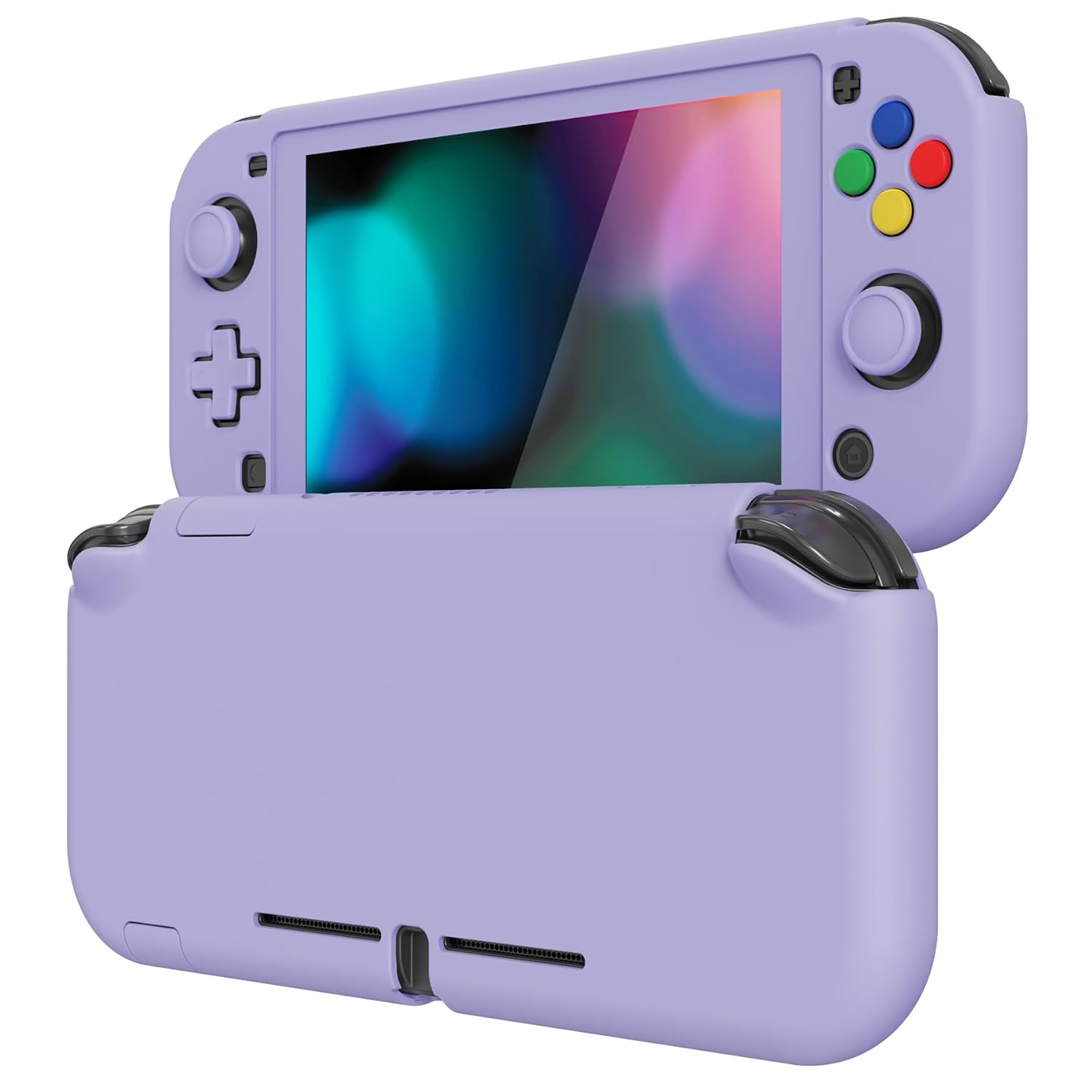 PROTECTOR RÍGIDO CON GRIP EXTREMERATE PLAYVITAL PARA NINTENDO SWITCH LITE VIOLETA CLARO - 1