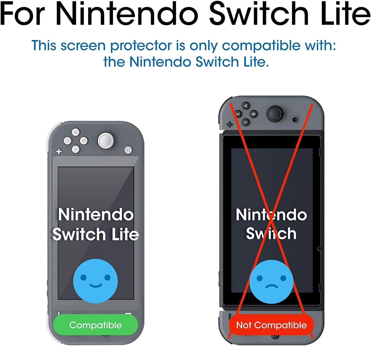 PROTECTOR DE PANTALLA AMFILM PARA NINTENDO SWITCH LITE 2019 VIDRIO TEMPLADO 3 UNIDADES - 2