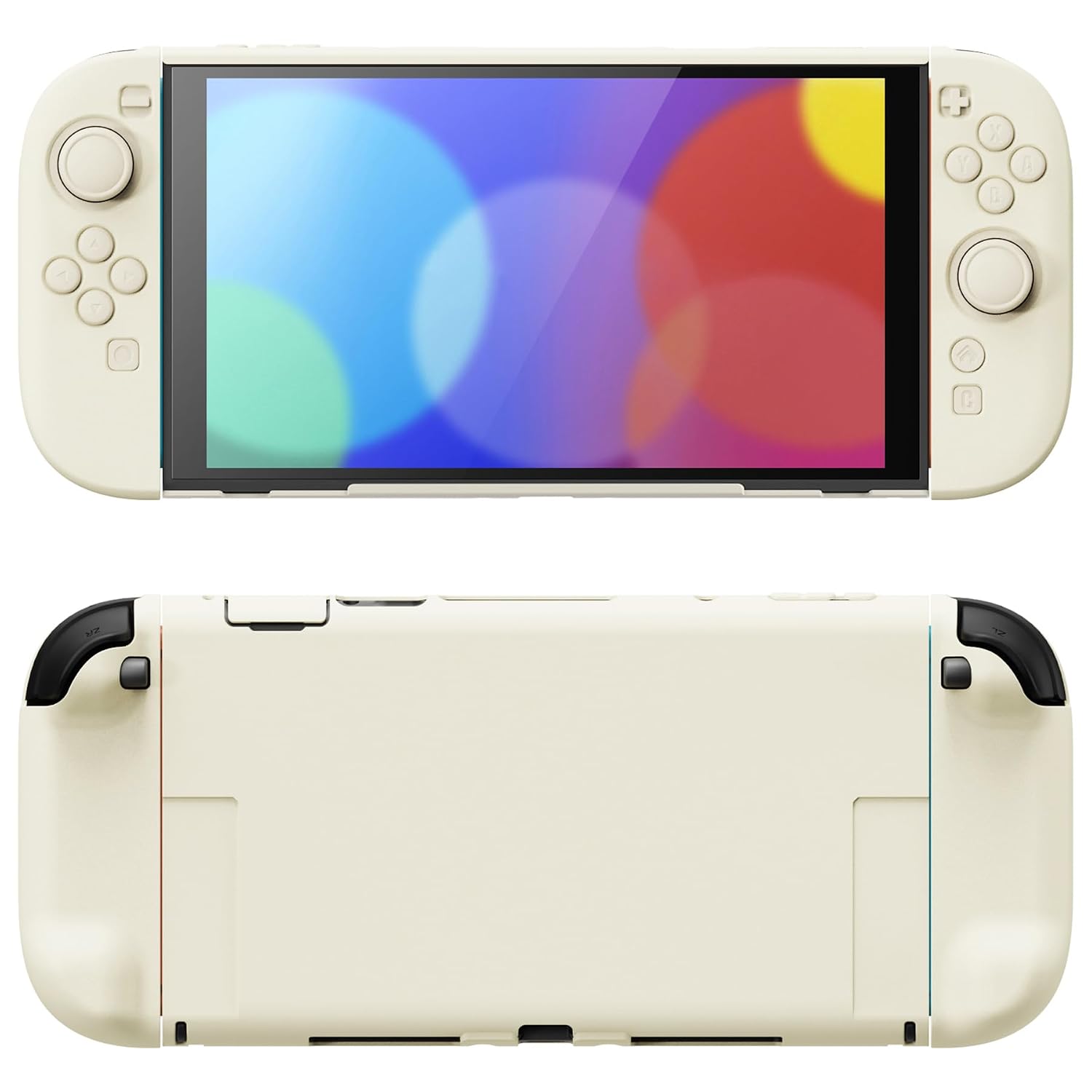 PROTECTOR PLAYVITAL HARD CASE PARA NINTENDO SWITCH 2 AMARILLO ANTIGUO - 1