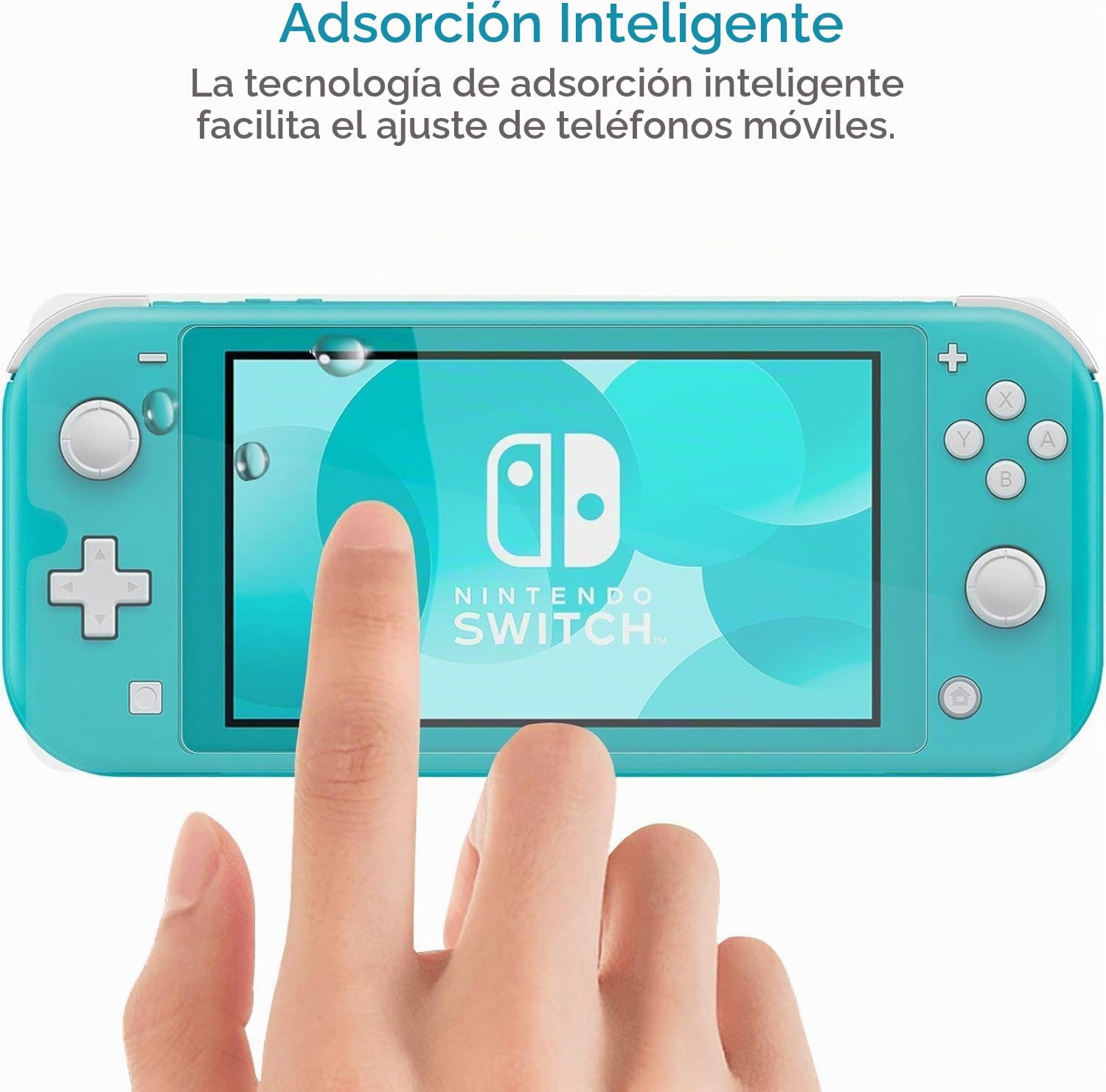 PROTECTOR DE PANTALLA NEW'C PARA NINTENDO SWITCH LITE VIDRIO TEMPLADO HD TRANSPARENTE - 5