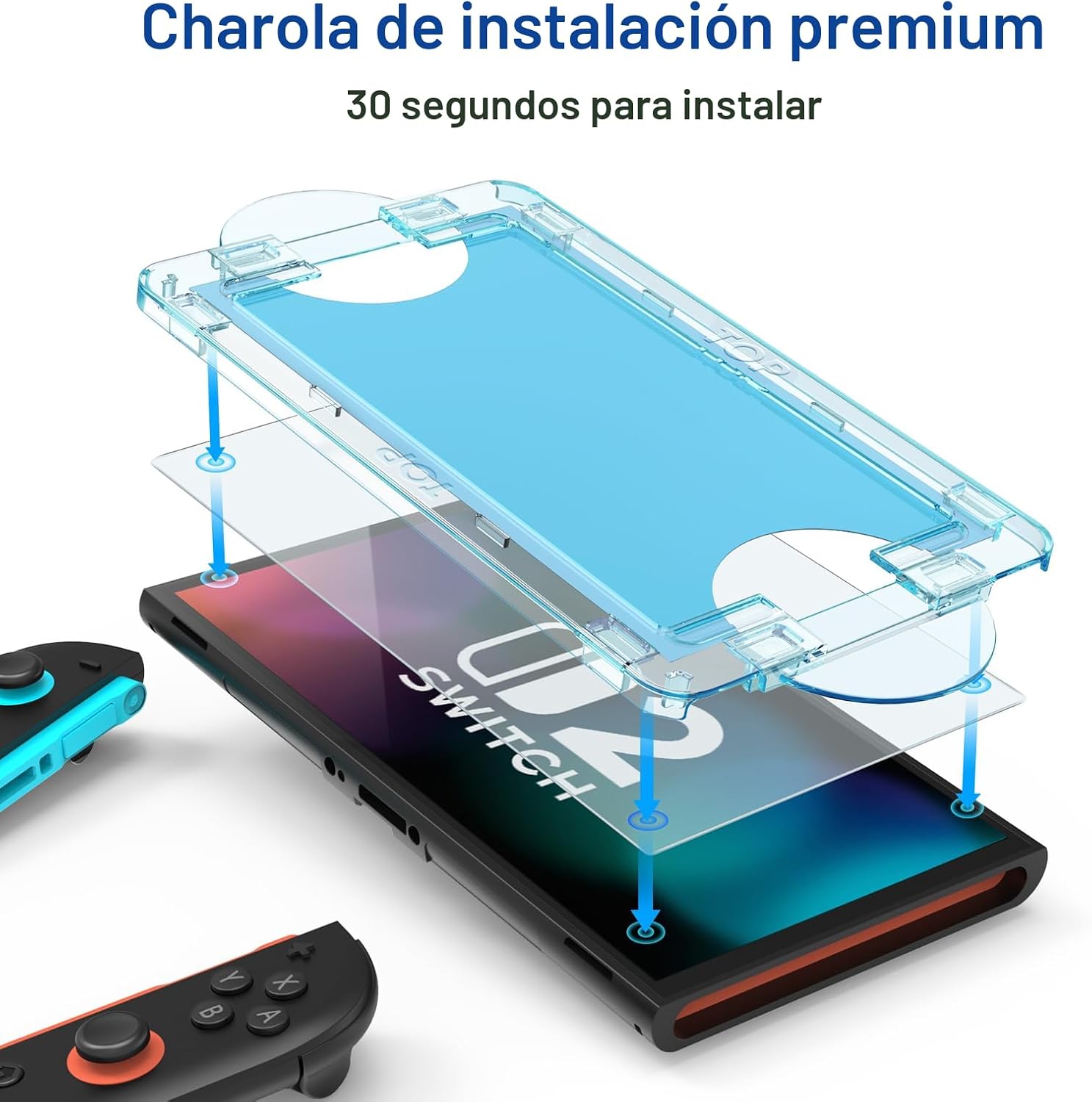 PROTECTOR DE PANTALLA AMFILM ONETOUCH PARA NINTENDO SWITCH 2 MATE - 2