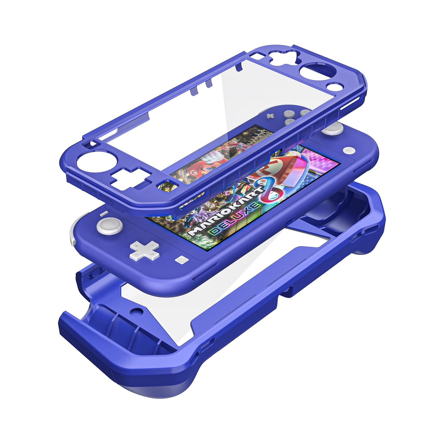 PROTECTOR DE PANTALLA CON FUNDA PARA NINTENDO SWITCH LITE INOTOGG AZUL - 2