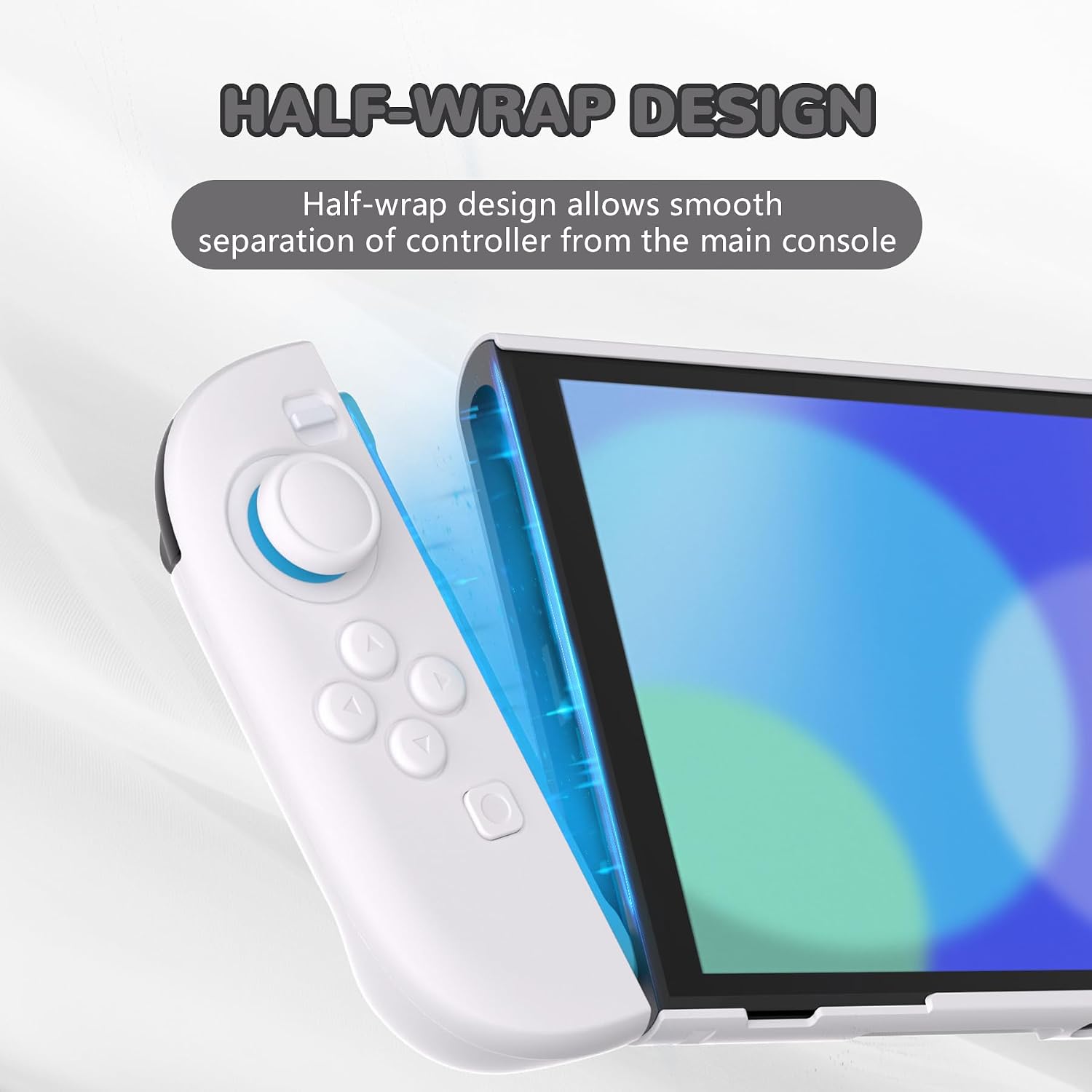 PROTECTOR PLAYVITAL HARD CASE PARA NINTENDO SWITCH 2 BLANCO - 3