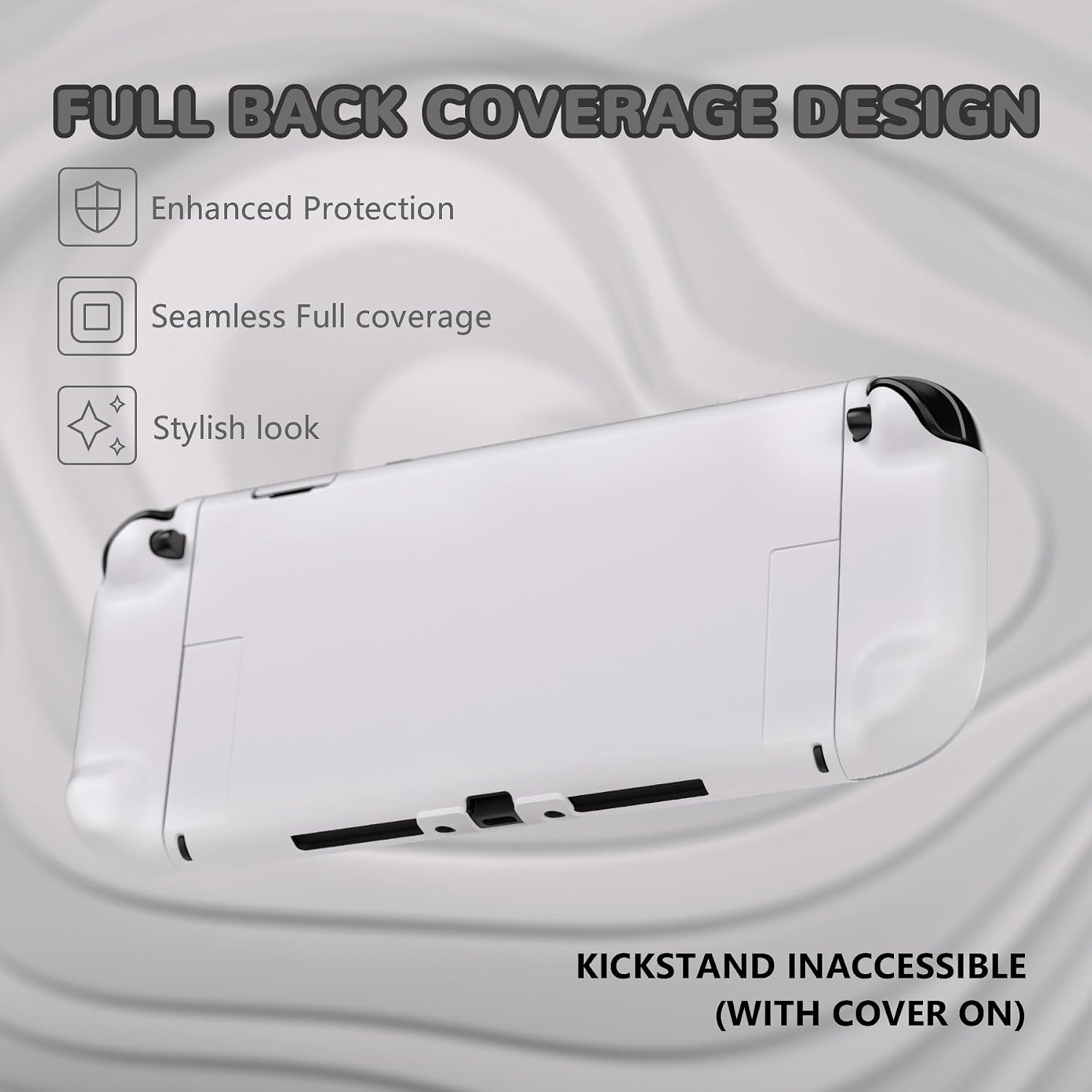PROTECTOR PLAYVITAL HARD CASE PARA NINTENDO SWITCH 2 BLANCO - 5