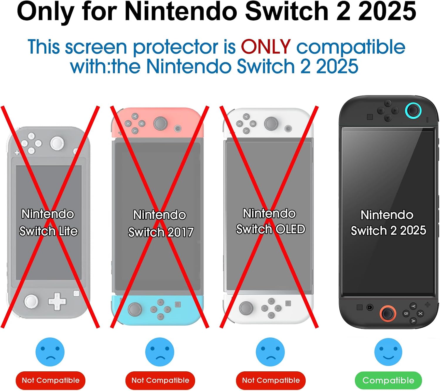 PROTECTOR DE PANTALLA AMFILM AUTO-ALIGNMENT ONETOUCH PARA NINTENDO SWITCH 2 2025 - 2