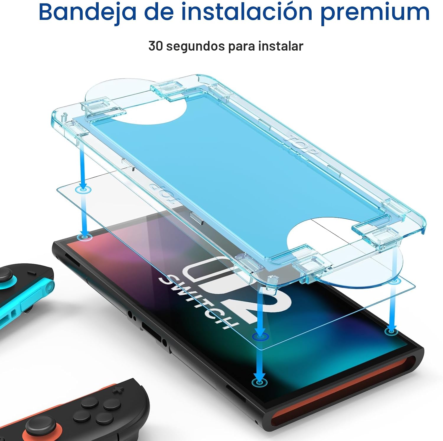 PROTECTOR DE PANTALLA AMFILM AUTO-ALIGNMENT ONETOUCH PARA NINTENDO SWITCH 2 2025 - 3