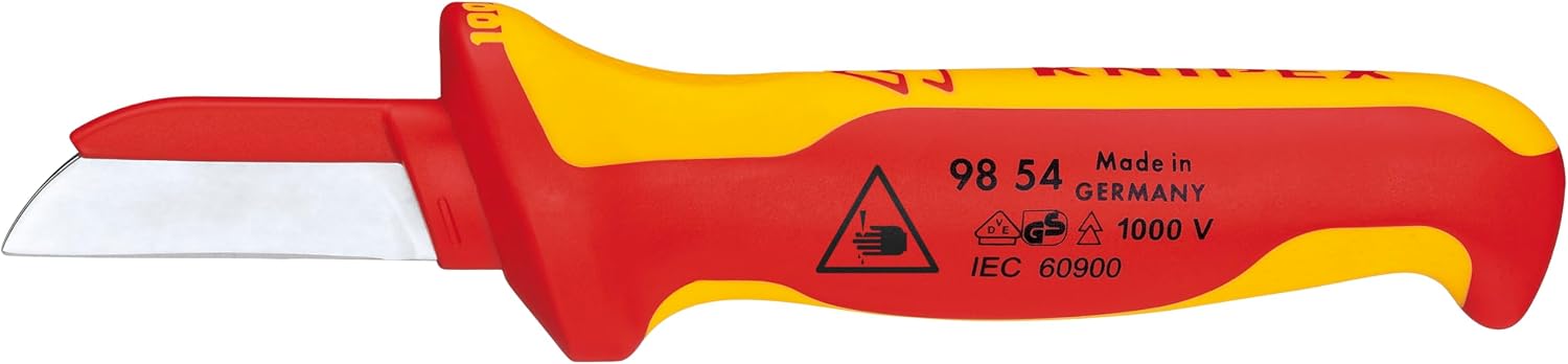 CUCHILLA PARA CABLE KNIPEX 98 54 AISLADA 1,000V - 1