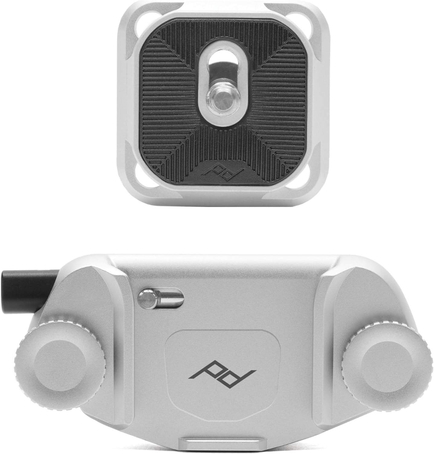 SOPORTE PARA CÁMARA PEAK DESIGN CAPTURE CLIP V3 PLATA CON PLACA - 1