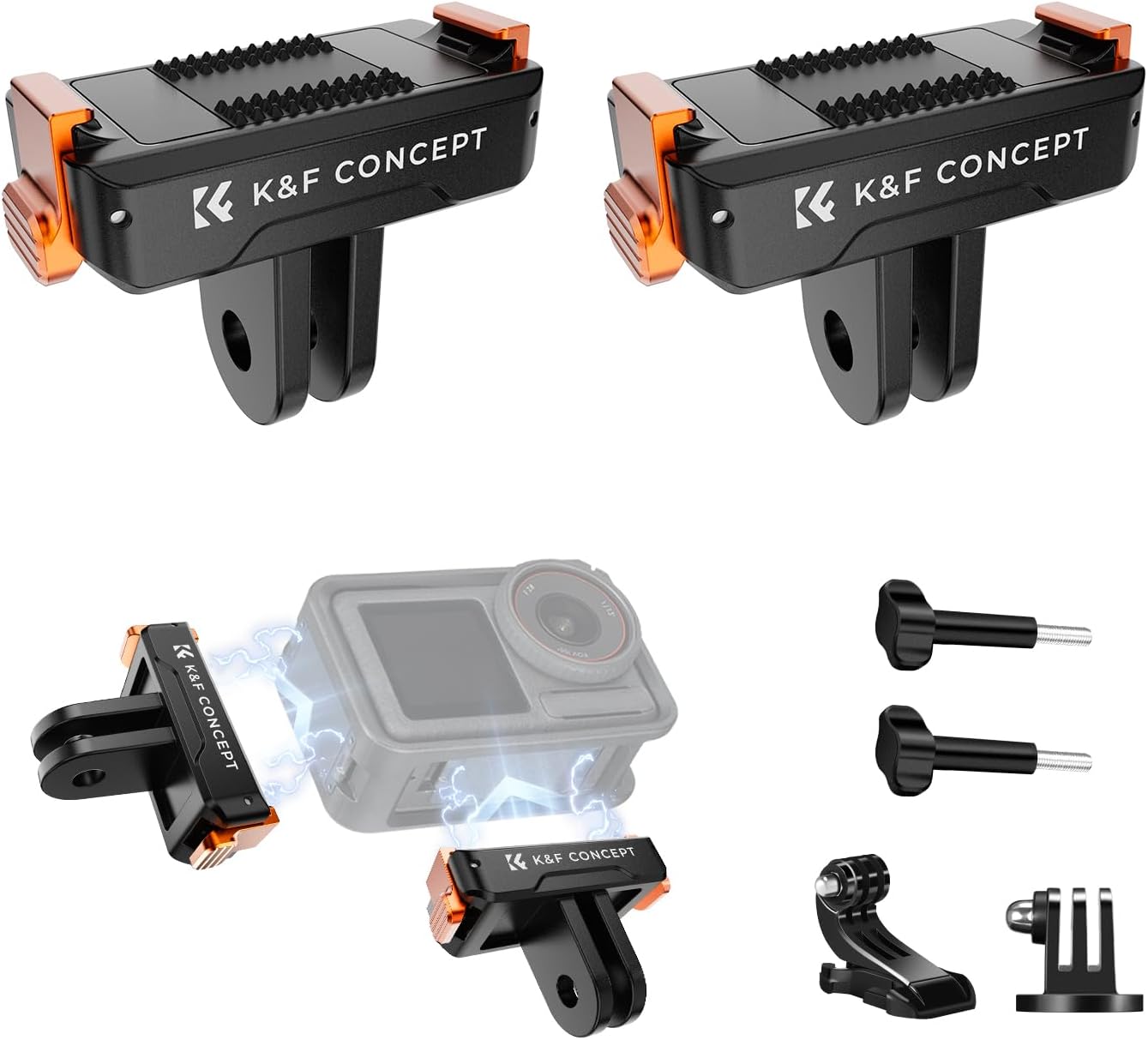 SOPORTE ADAPTADOR MAGNÉTICO KYF CONCEPT PARA DJI OSMO ACTION 5 PRO - 1