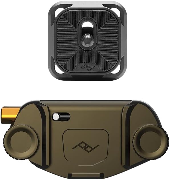 SOPORTE PARA CÁMARA PEAK DESIGN CAPTURE CLIP V3 ACEITUNA CON PLACA - 1