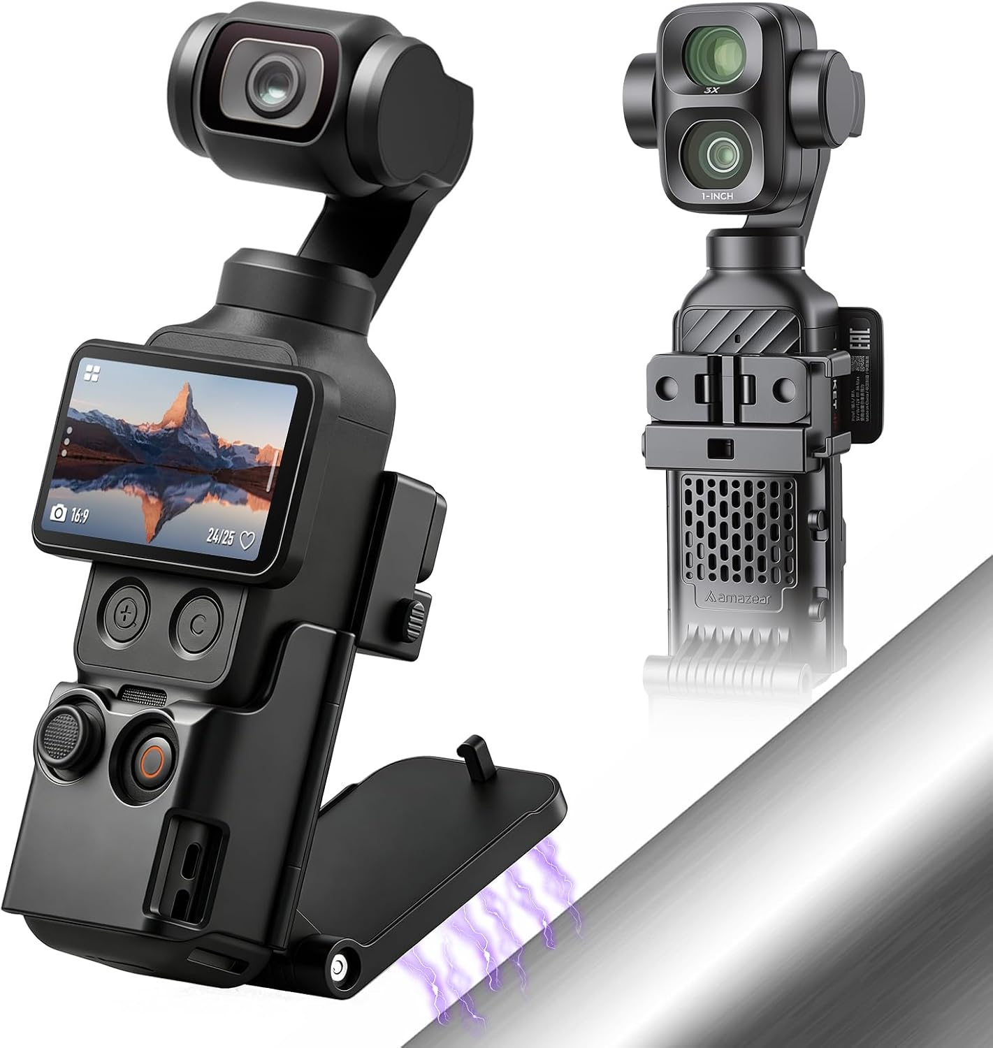 SOPORTE MAGNÉTICO AMAZEAR PARA DJI OSMO POCKET 4 Y POCKET 3 - 1
