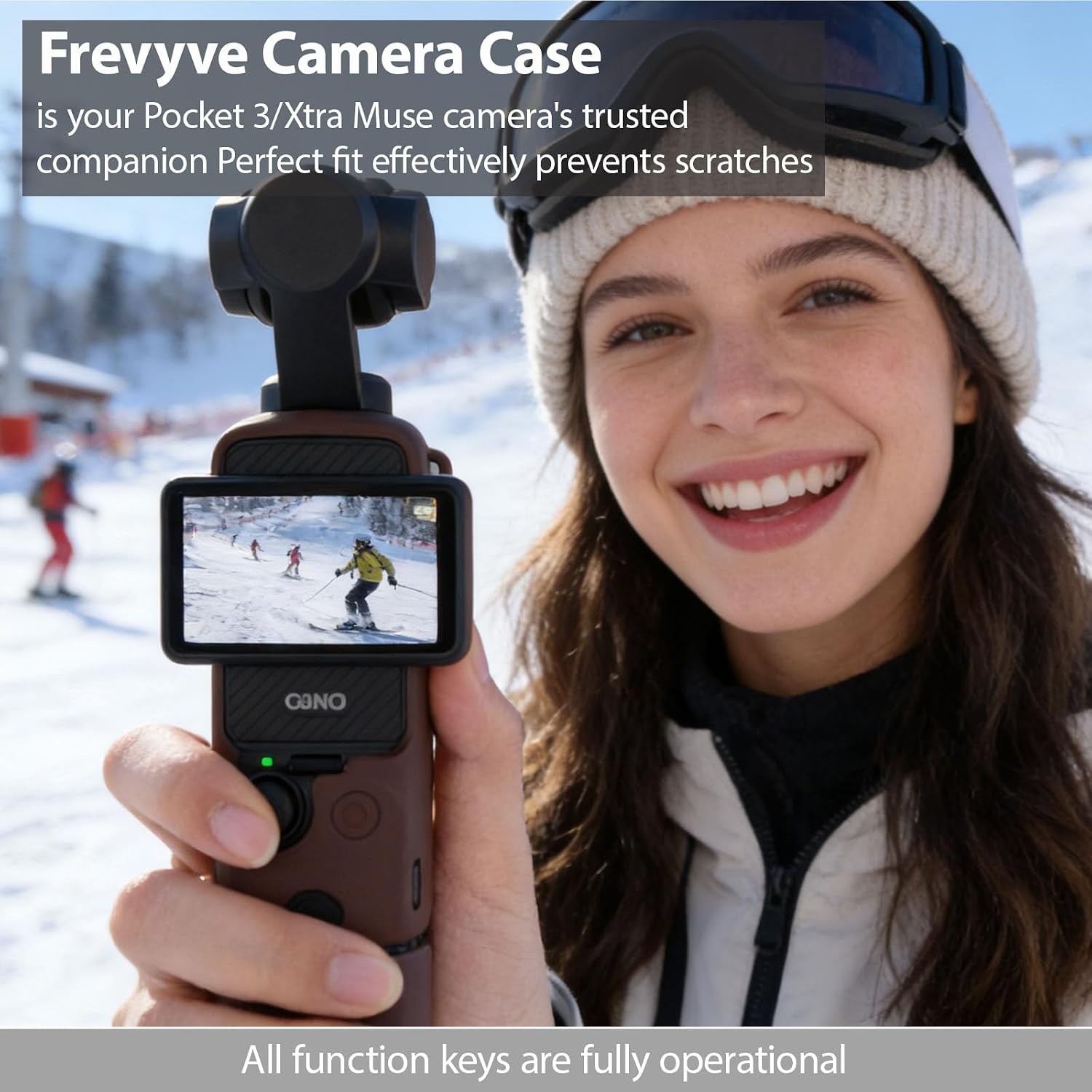 FUNDA PARA CÁMARA DJI OSMO POCKET 3 / XTRA MUSE MARRÓN - 2