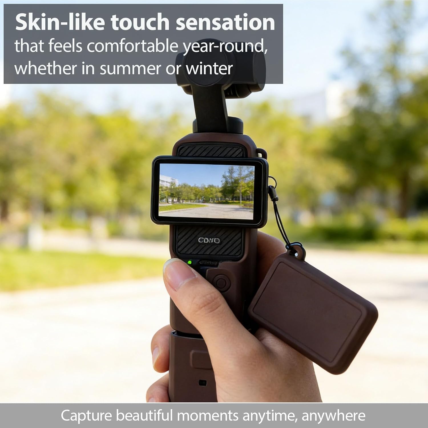 FUNDA PARA CÁMARA DJI OSMO POCKET 3 / XTRA MUSE MARRÓN - 3