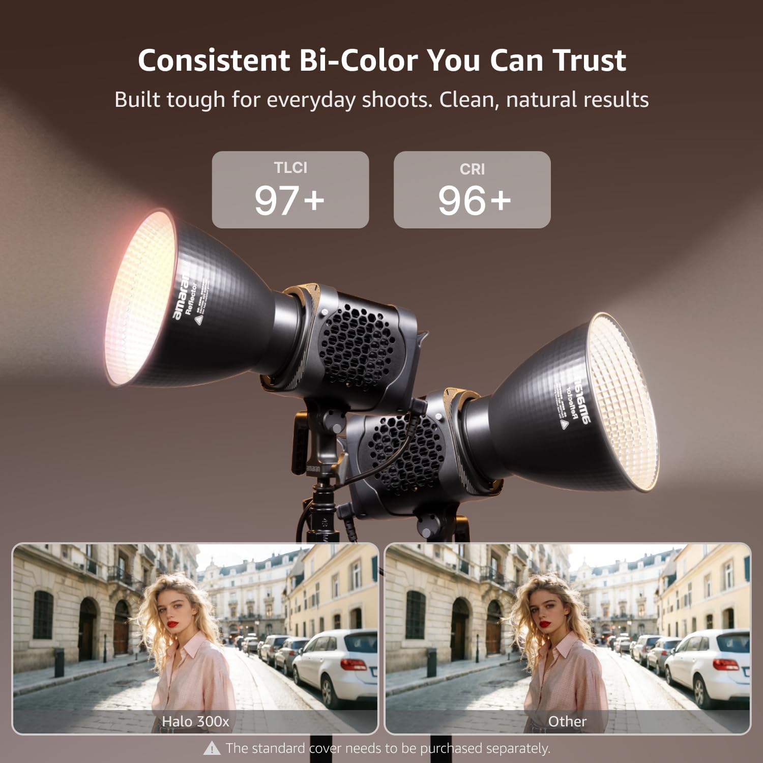 LUZ CONTINUA LED AMARAN HALO 300X 305W BI-COLOR COB - 2