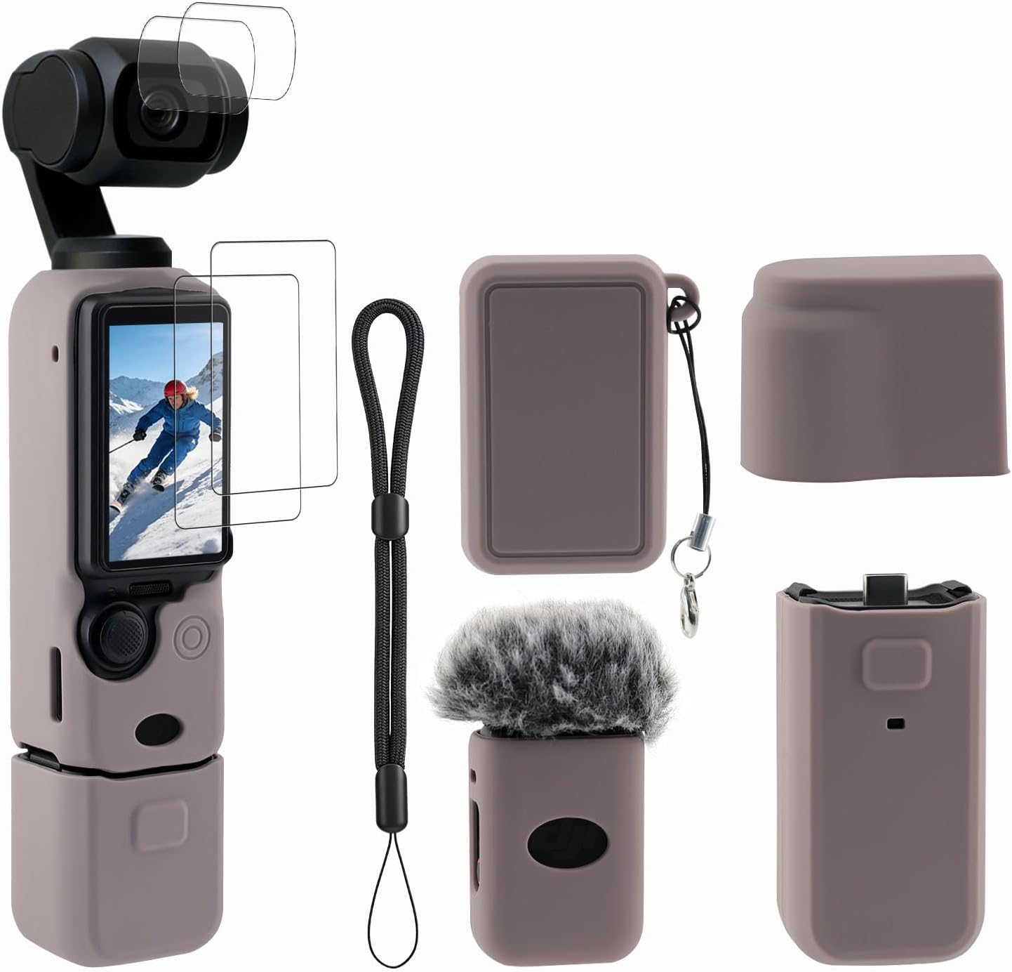 FUNDA PARA CÁMARA DJI OSMO POCKET 3 / XTRA MUSE TAUPE - 1