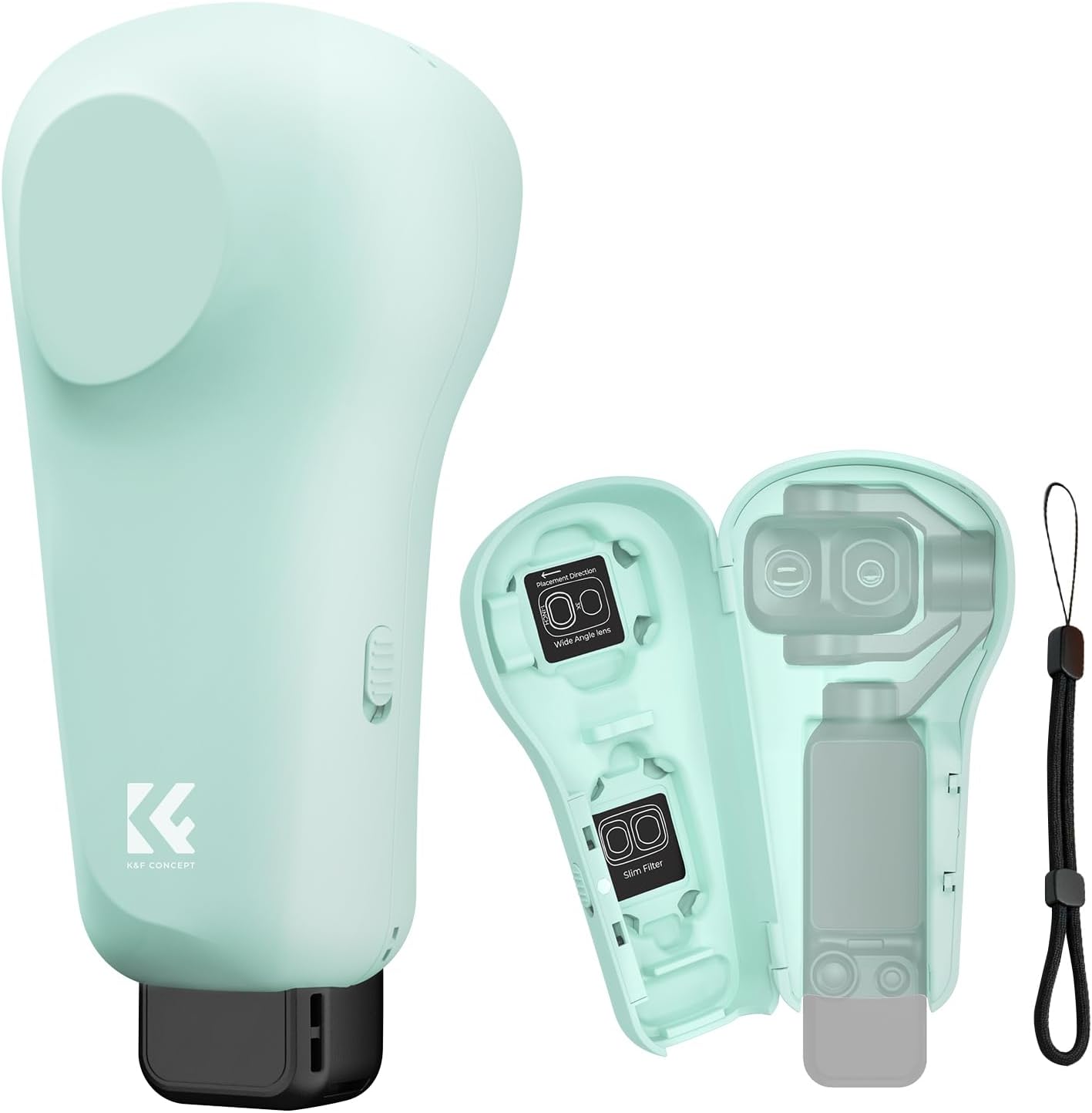 ESTUCHE PROTECTOR KYF CONCEPT PARA DJI OSMO POCKET 4P VERDE - 1