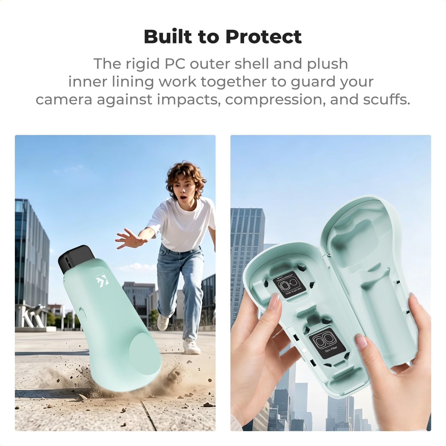 ESTUCHE PROTECTOR KYF CONCEPT PARA DJI OSMO POCKET 4P VERDE - 5