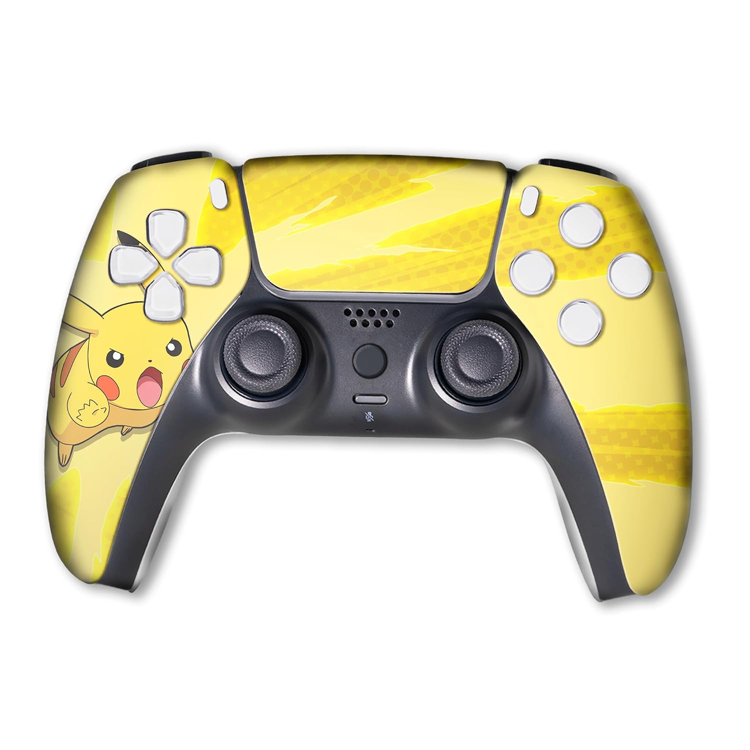 CONTROL INALÁMBRICO MODIFICADO PIKACHHU PARA PS5 BCB CONTROLLERS - 1