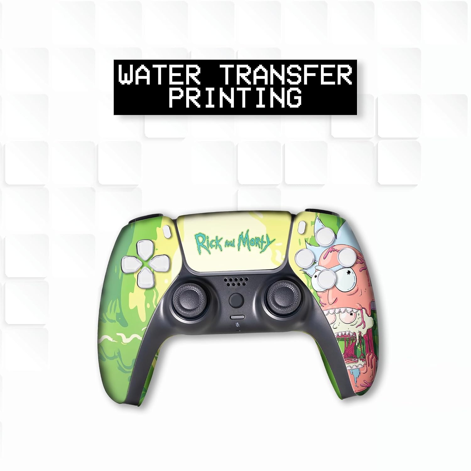 CONTROL INALÁMBRICO PERSONALIZADO RICCKY MORTTY PARA PS5 BCB CONTROLLERS - 2