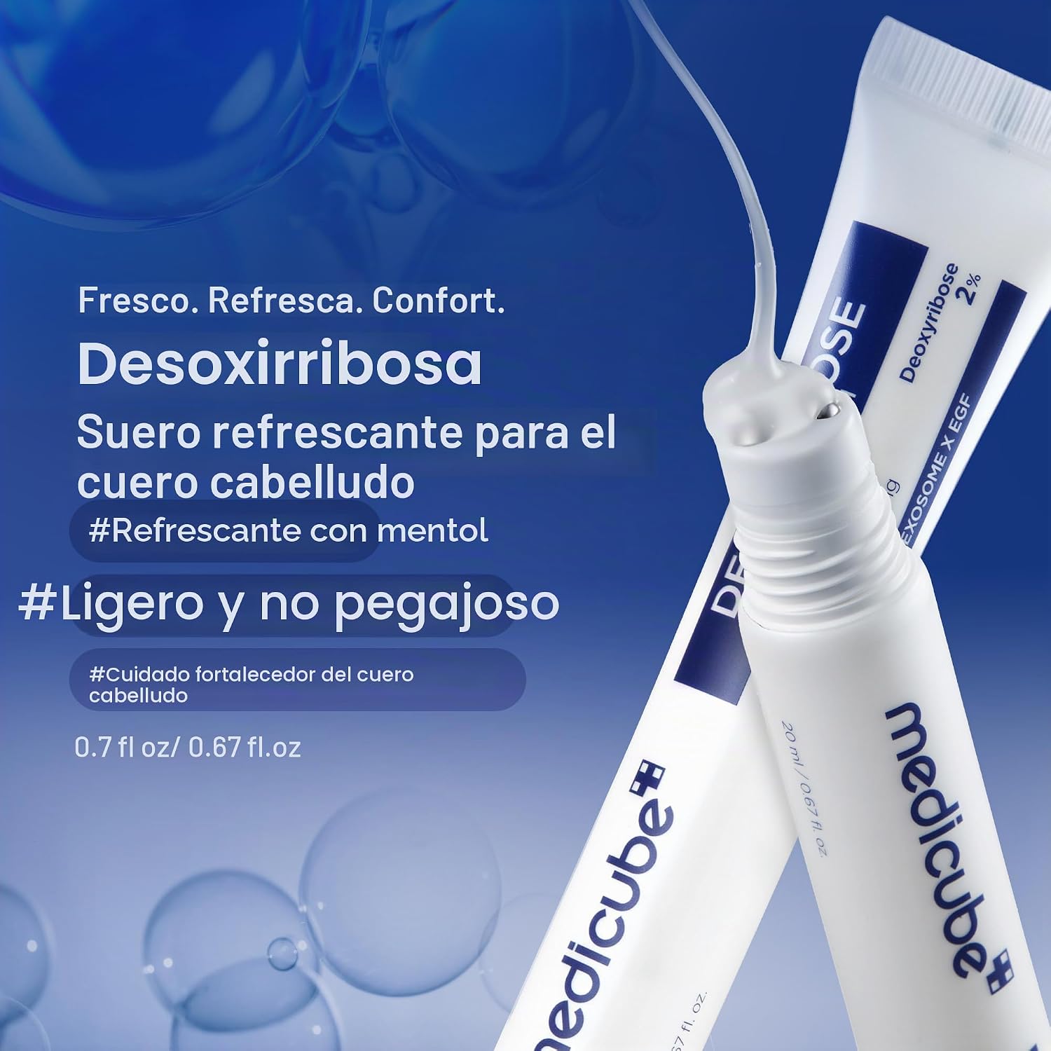 SUERO PARA CUERO CABELLUDO MEDICUBE CON DEOXYRIBOSA PARA MAYOR VOLUMEN - 2