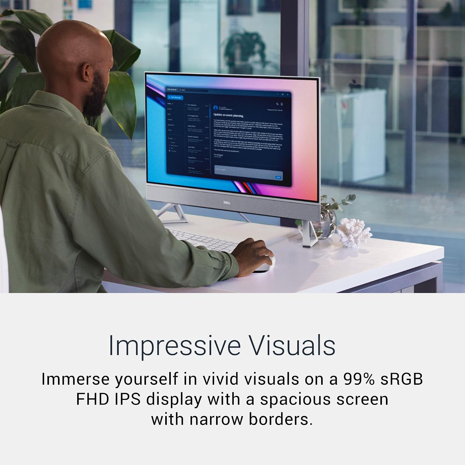 COMPUTADORA ALL-IN-ONE DELL 23.8' FHD INTEL CORE 5 120U WINDOWS 11 HOME - 2