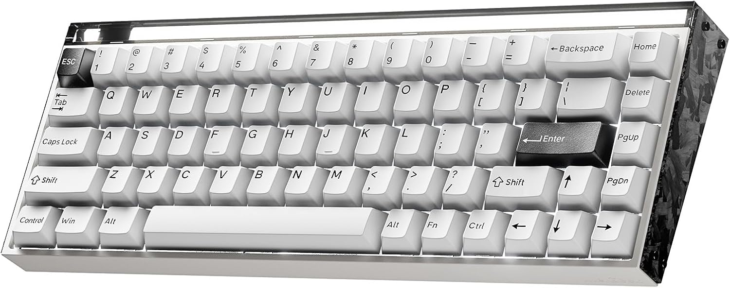 TECLADO GAMER MELGEEK MADE68 ULTRA+ CABLEADO CON SWITCH MAGNÉTICO HALL EFFECT - 1