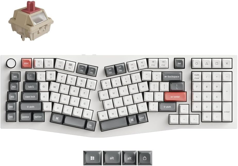 TECLADO MECÁNICO INALÁMBRICO KEYCHRON Q13 ULTRA 8K 96% ALICE LAYOUT - 1