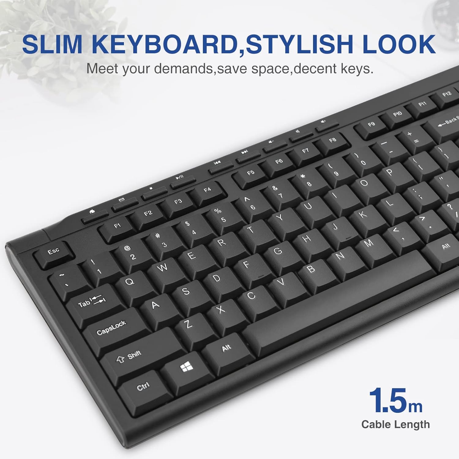 TECLADO RII RK907 ULTRA DELGADO COMPACTO USB PARA MAC Y PC NEGRO - 3