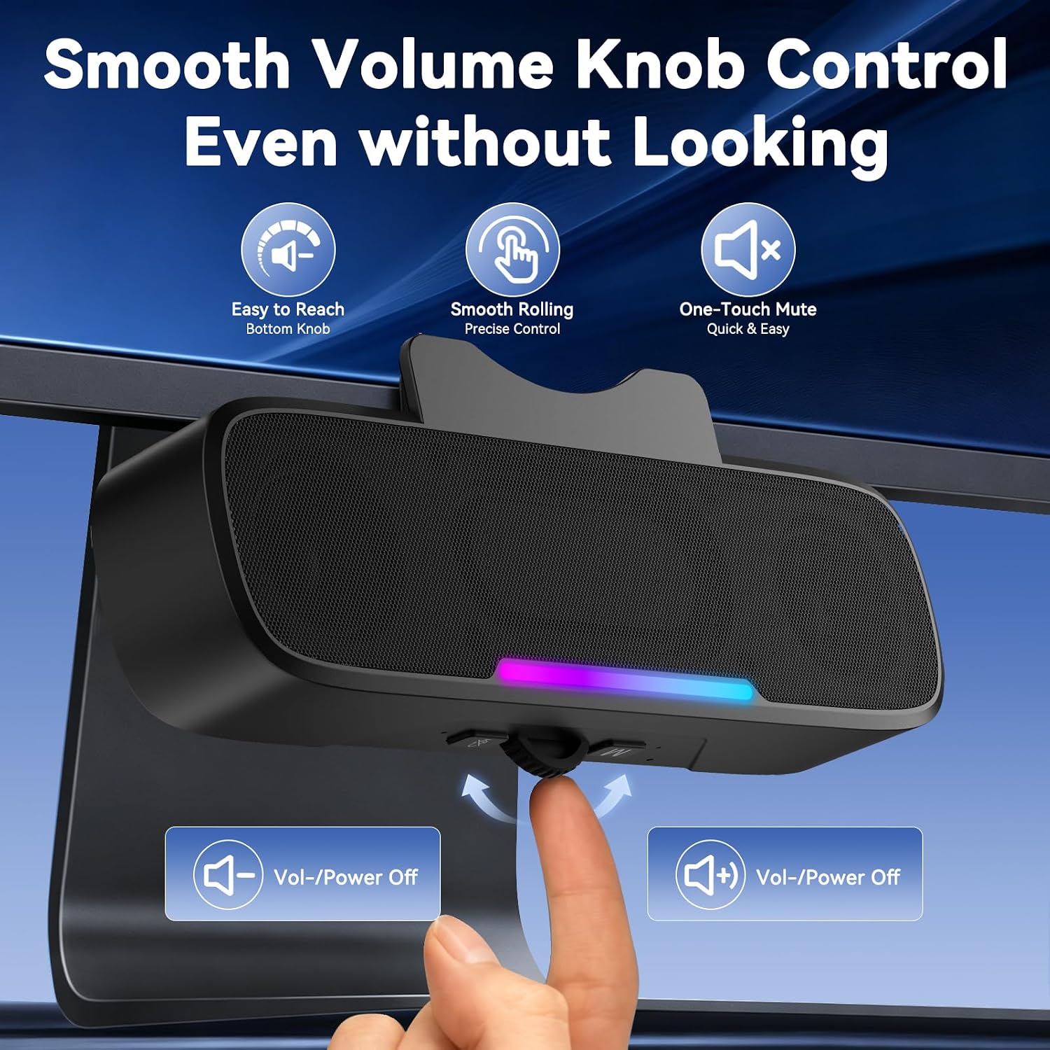 PARLANTES PARA COMPUTADORA OHAYO USB CON G-SENSOR 16W BLUETOOTH 5.3 - 4