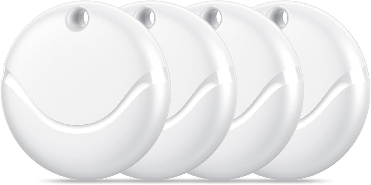 LOCALIZADOR HOXE DUAL SYSTEM AIR TRACKER TAGS PARA IOS Y ANDROID BLANCO 4 UNIDADES - 1