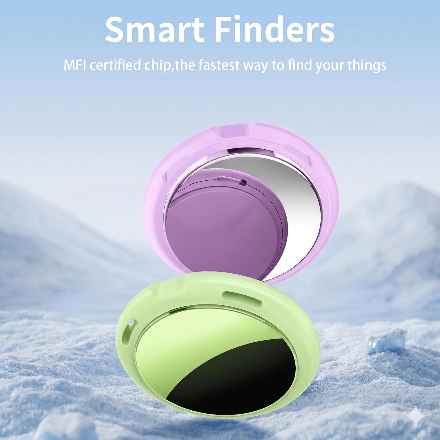 LOCALIZADOR BLUETOOTH CYBERDOT 2 UNIDADES MFI WATERPROOF PARA IOS - 2