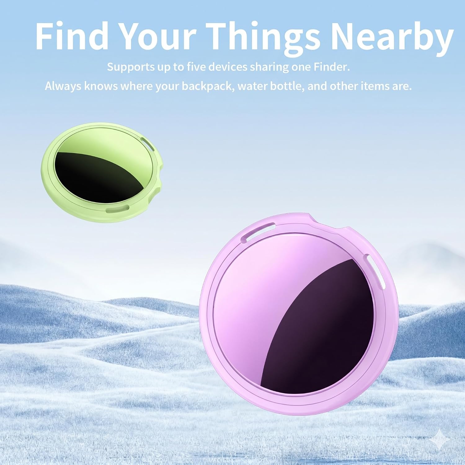 LOCALIZADOR BLUETOOTH CYBERDOT 2 UNIDADES MFI WATERPROOF PARA IOS - 3