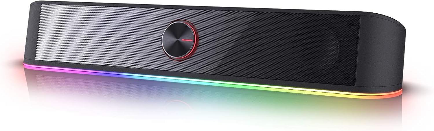 PARLANTE REDRAGON GS560 RGB 2.0 USB Y 3.5MM NEGRO - 1