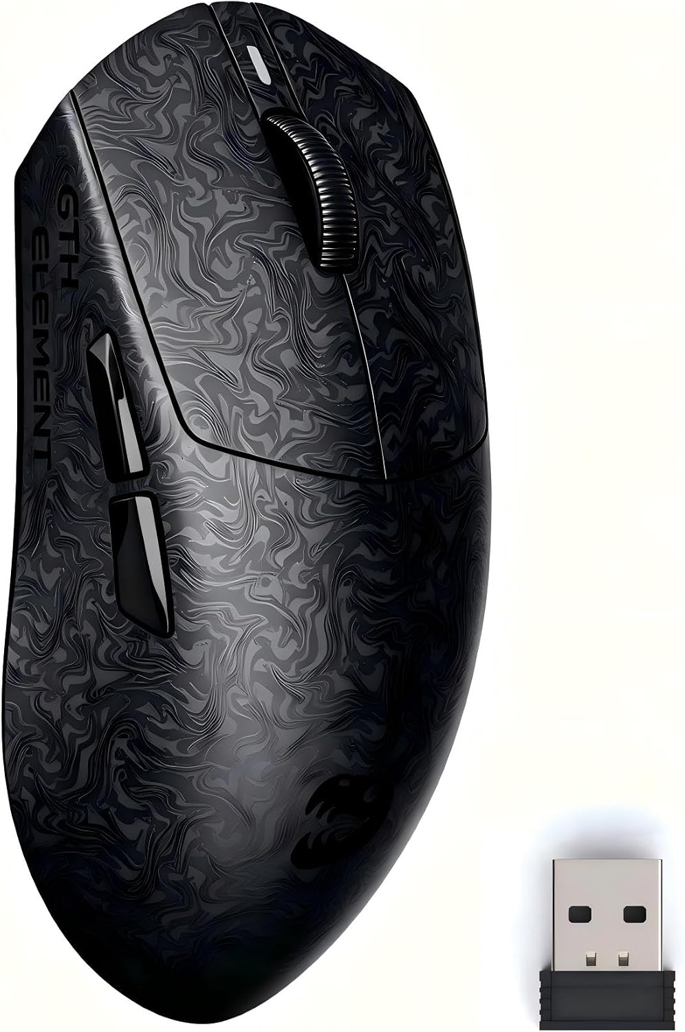MOUSE GAMER ZORNHER X MLOONG MX301 PRO 26000 DPI INALÁMBRICO CARBONO - 1