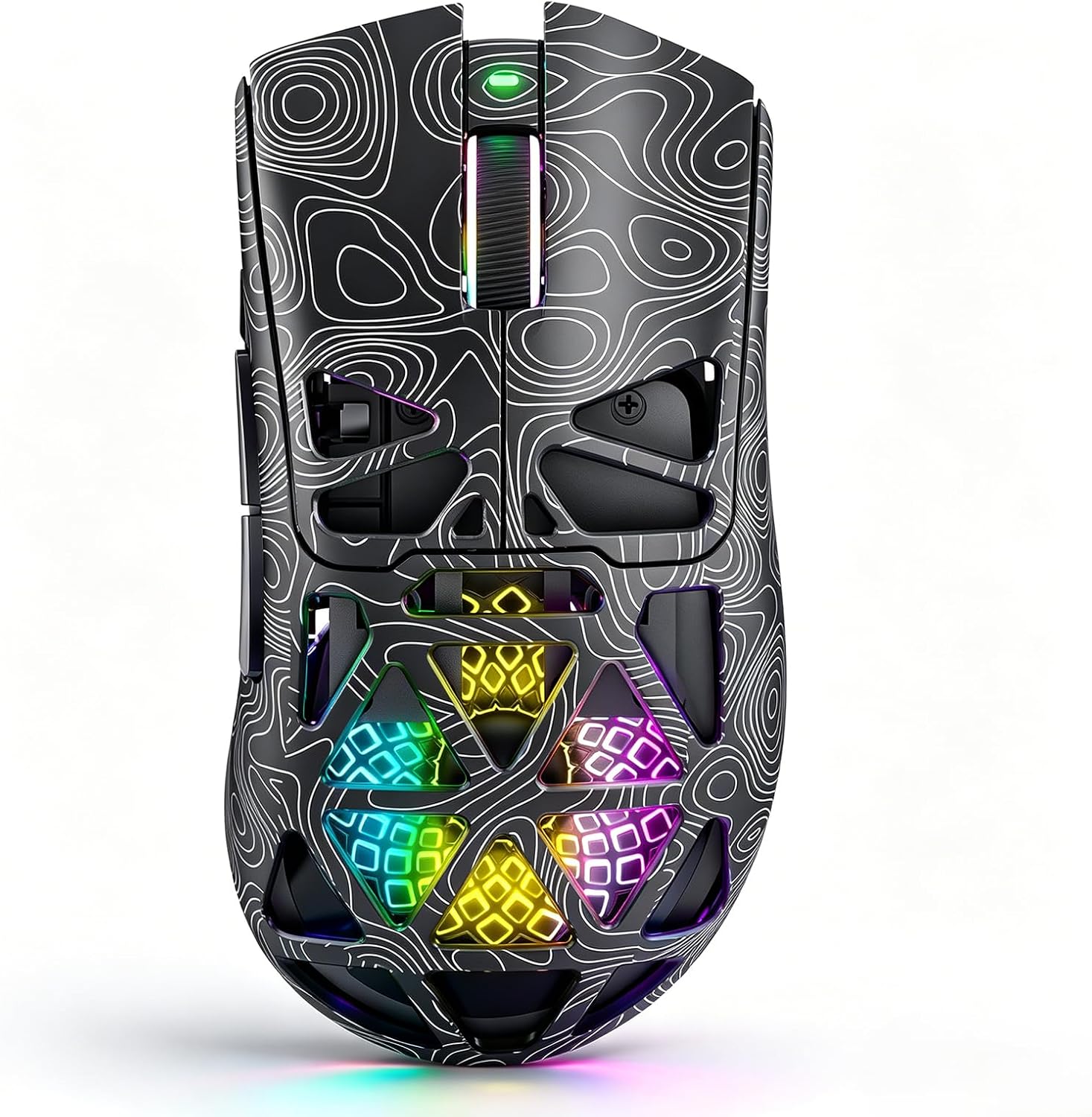 MOUSE GAMER NSYCA G11 INALÁMBRICO LIGERO 22000 DPI RGB - 1