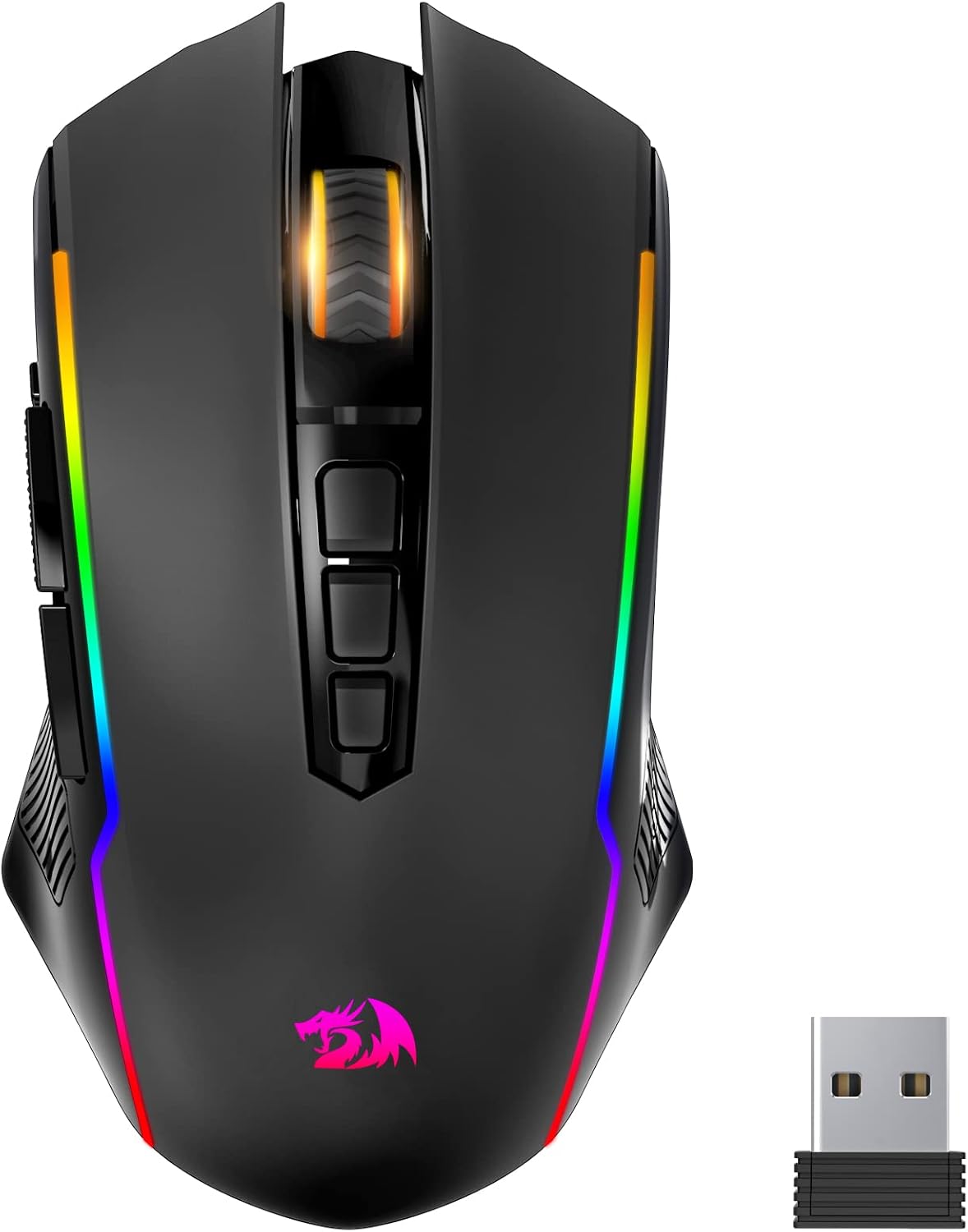 MOUSE GAMER REDRAGON M910-KS INALÁMBRICO 8000 DPI NEGRO - 1