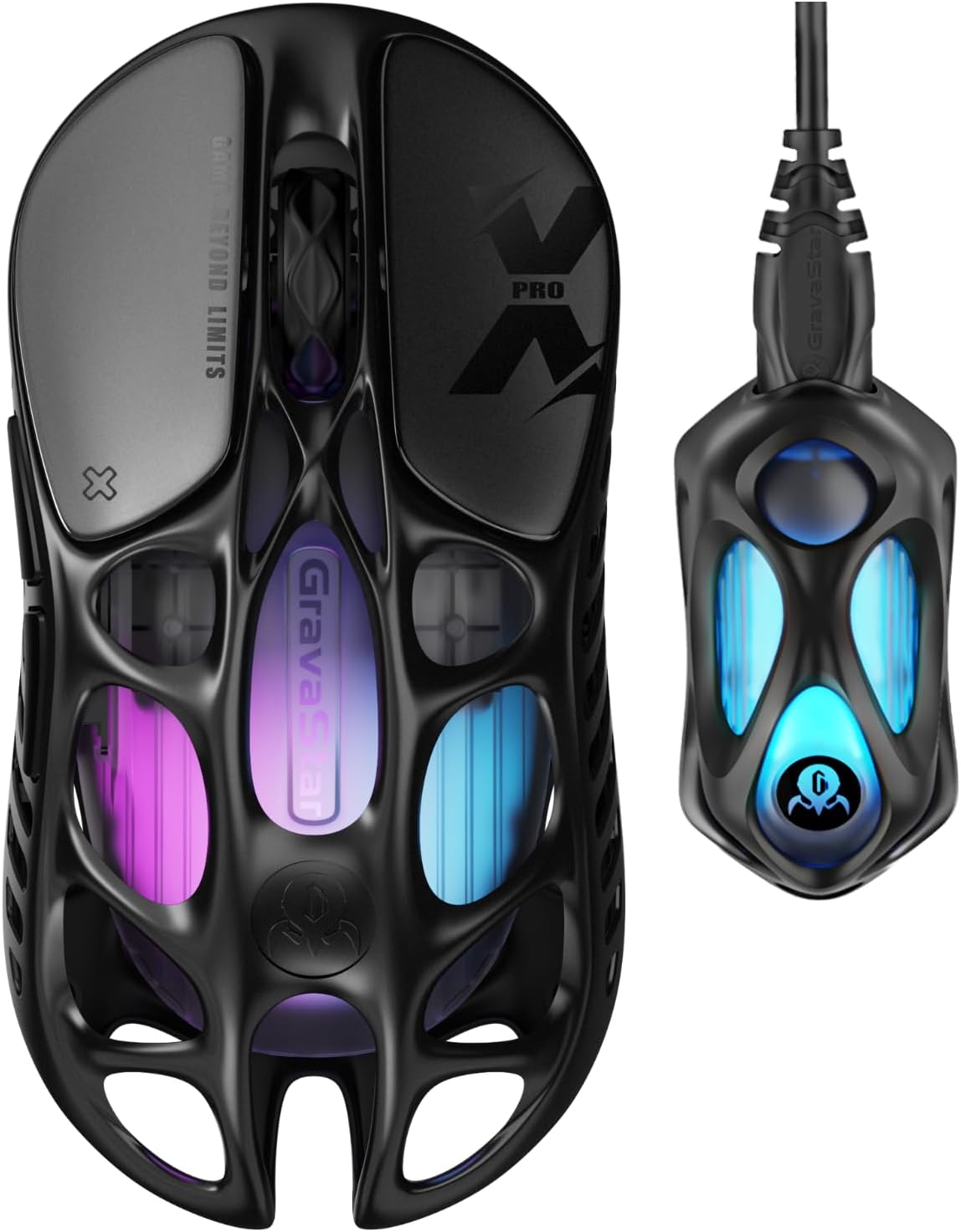 MOUSE GAMER GRAVASTAR MERCURY X PRO WIRELESS 32000 DPI - 1