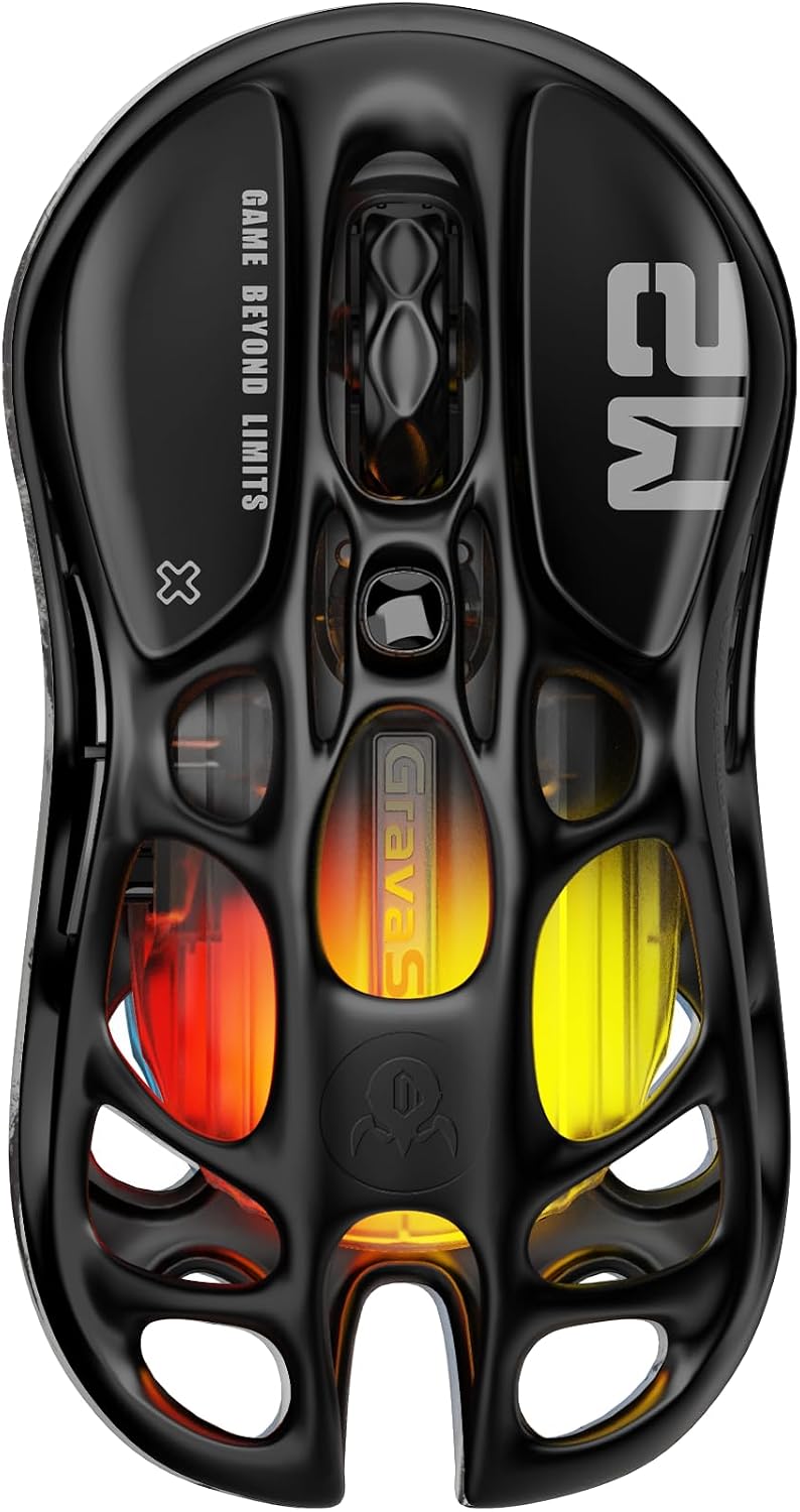 MOUSE GAMER GRAVASTAR MERCURY M2 WIRELESS CON 5 LUCES RGB - 1
