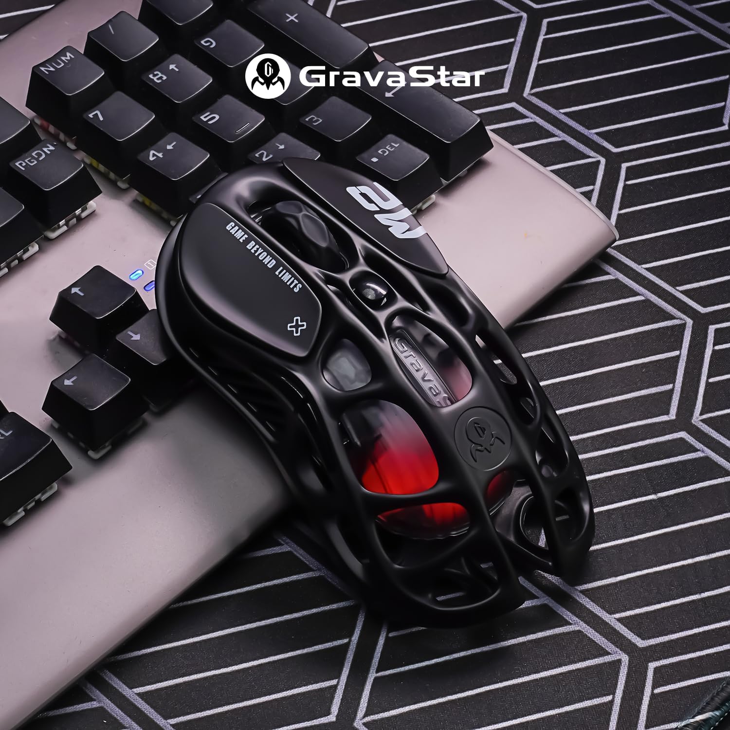 MOUSE GAMER GRAVASTAR MERCURY M2 WIRELESS CON 5 LUCES RGB - 2