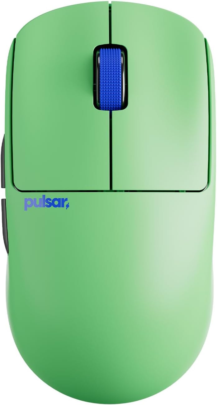 MOUSE GAMER PULSAR GAMING GEARS X2 CRAZYLIGHT WIRELESS MINI AQUA ZEST - 1